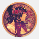 Search for alphonse mucha stickers Woman