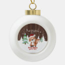 Search for baby fox christmas tree decorations My first christmas