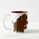 Search for wild boars mugs Forest