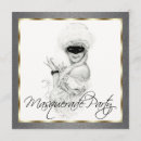 Search for vintage masquerade ball invitations Black