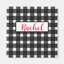 Search for black and white patterns magnets Chequered pattern