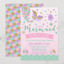 Search for teal and purple invitations Mermaid