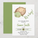 Search for sea turtles invitations Boy