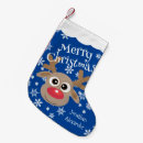 Search for blue and white christmas stockings Kids