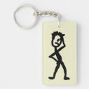 Search for stick figures key rings Humour