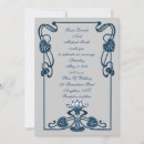 Search for swirls wedding invitations Blue