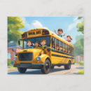 Search for school bus postcards Teacher