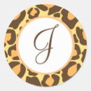 Search for leopard print monogram stickers Cute