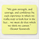 Search for courage mousepads Fear