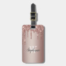 Search for rose gold luggage tags Sparkle