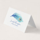 Search for peacock feather business cards Stylish