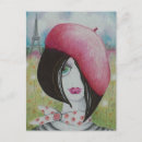 Search for beret postcards Paris