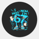 Search for 6 year old birthday stickers I was 6