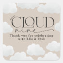 Search for clouds square stickers Modern