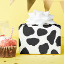 Search for cow print wrapping paper Country