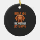 Search for vizsla christmas tree decorations Wolf