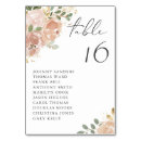 Search for peach flower wedding table cards Modern