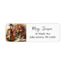 Search for glasses return address labels Watercolor