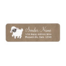 Search for lambs return address labels Rustic