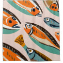 Search for quirky shower curtains Fish
