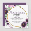Search for purple housewarming invitations Modern