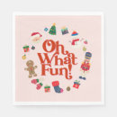 Search for christmas paper napkins Oh what fun