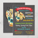 Search for paint palette invitations Paint and sip