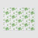 Search for four leaf clover tissue paper Green
