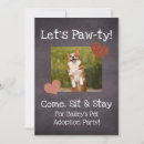 Search for adoption party invitations Dog