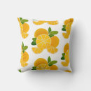 Search for orange slices cushions Lemons