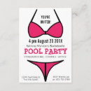 Search for pool hens party invitations Bikini