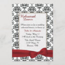 Search for damask rehearsal dinner invitations Pattern