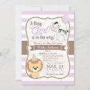 Search for zebra baby girl shower invitations Jungle