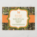 Search for camo birthday invitations Orange