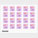 Search for rainbow square stickers Love is love