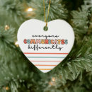 Search for different christmas tree decorations Autistic