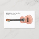 Search for guitar teacher business cards Private music lessons