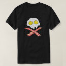Search for eggs and bacon skull tshirts Breakfast
