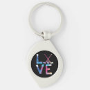Search for love hockey key rings Funny
