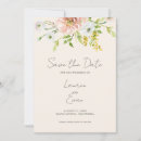 Search for wildflower save the dates Beige
