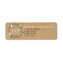 Search for garland return address labels Elegant