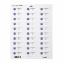 Search for purple owl return address labels Teal