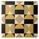 Search for modern geometric gold tiles 1960s