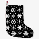 Search for snowflake christmas stockings Black