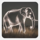 Search for elephant silhouette stickers Black and white
