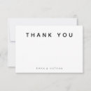 Search for just married thank you cards Typography