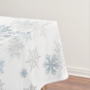 Search for silver snowflake tablecloths Blue
