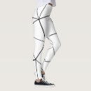Search for black and white lines leggings Geometric