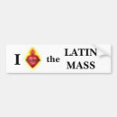 Search for catholic bumper stickers latin