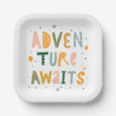 Search for adventure awaits paper plates Cute